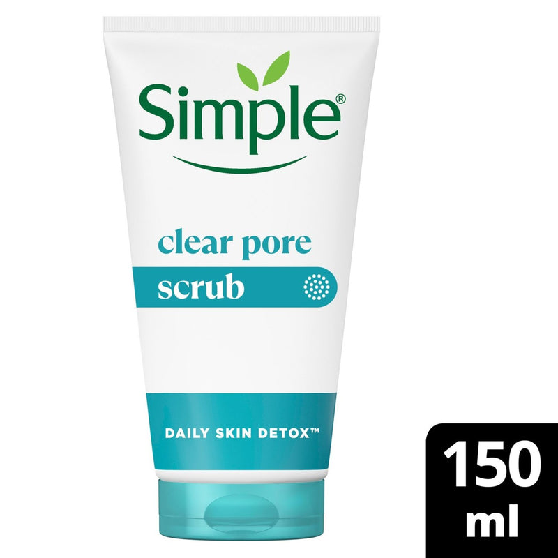 Simple Detox Clear Pore Scrub 150ml
