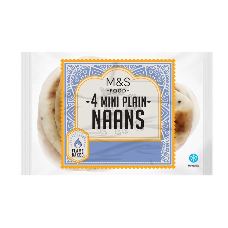 M&S Mini Plain Naans