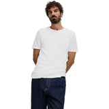 M&S Mens Cotton Crew Neck T-Shirt, M, White