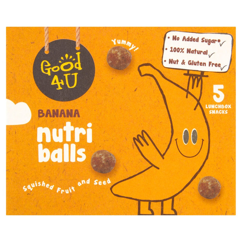 GOOD4U Nutri Balls BANANA MULTIPACK 5 x 20g