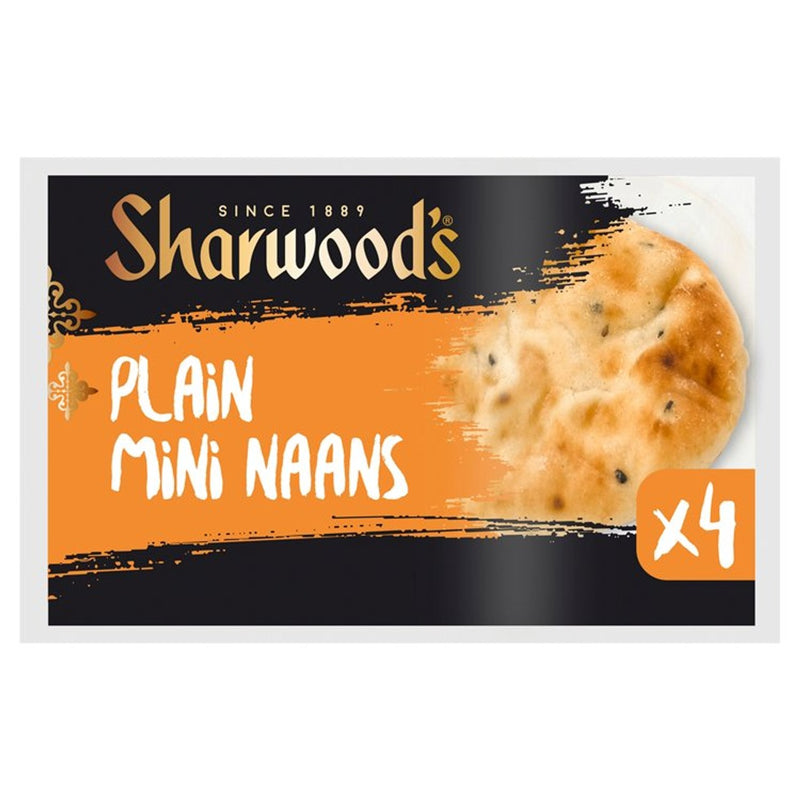 Sharwood's Naan Mini Plain 4 per pack