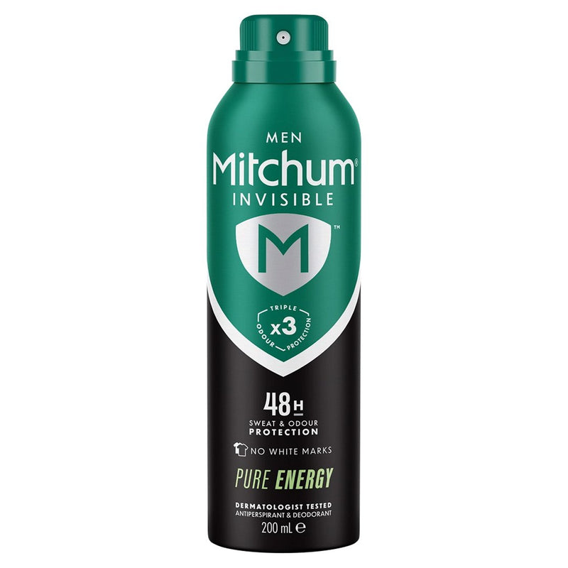 Mitchum Men Invisible Pure Energy Aerosol 200ml