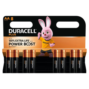 Duracell Plus 8 AA Batteries