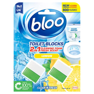 Bloo Toilet Blocks Lemon twin