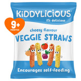 Kiddylicious Cheesy Flavoured Veggie Straws Baby Snacks 12g