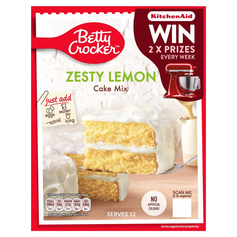 Betty Crocker Zesty Lemon Cake Mix