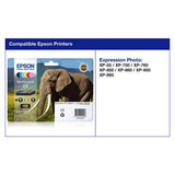 Epson Claria Photo HD Ink cartridges black and colour multipack - British product
