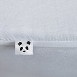 Panda children's bamboo mattress protector in two sizes, imported from the UK