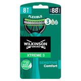 Wilkinson Sword Xtreme 3 Sensitive Men's Disposable Razors   8 per pack GOODS M&S