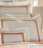 Pratesi Tre Righe standard pillowcase 50x75cm, imported from the UK