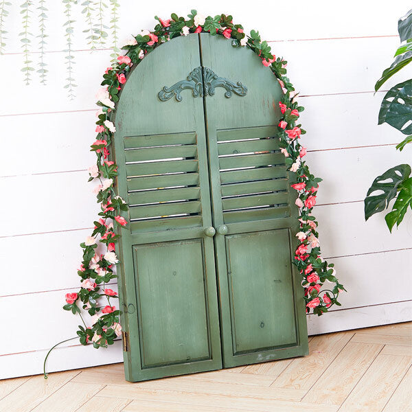 Livingandhome Silk Peony Garland 250cm, UK version
