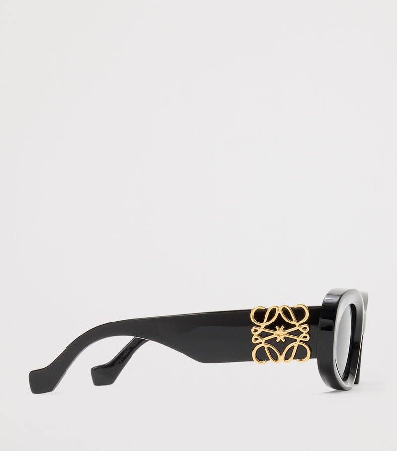 Loewe bevelled oval sunglasses, imported from the UK