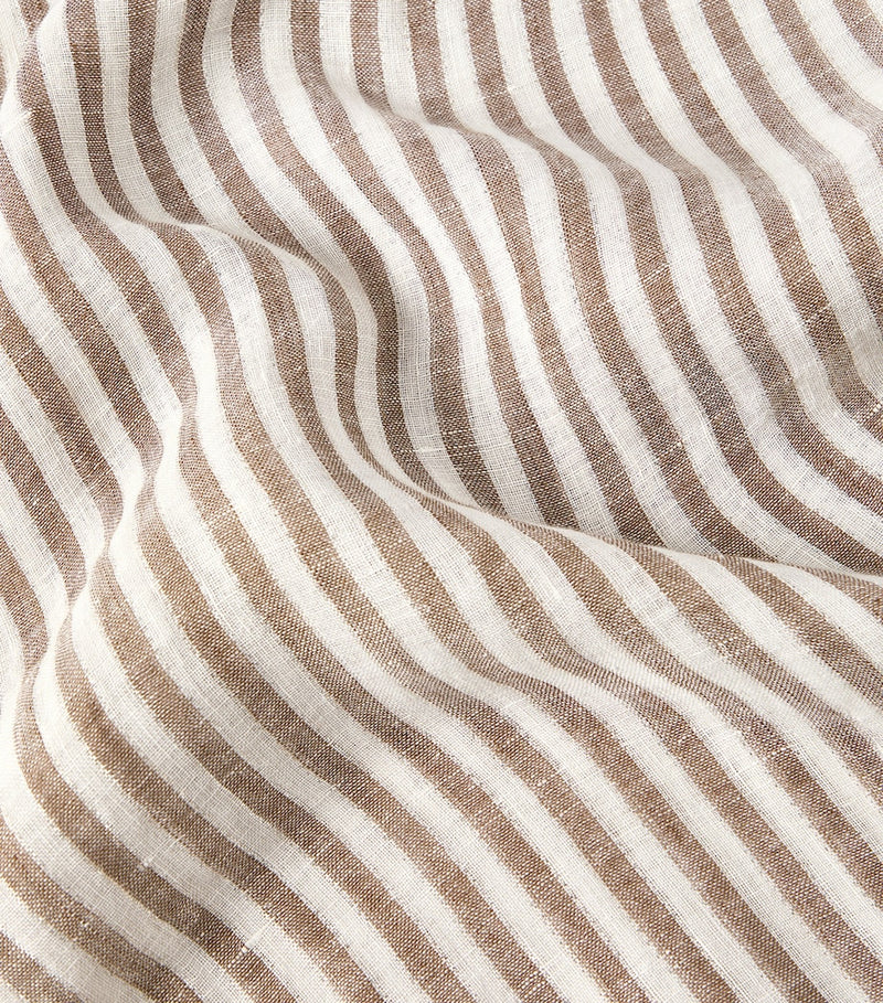 Brunello Cucinelli linen-blend stripe scarf, UK version