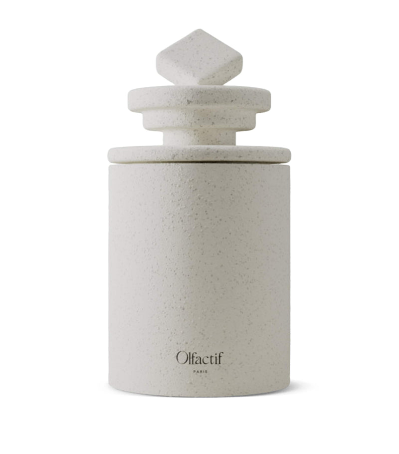 Olfactif Capricorn Log Fire candle 240g, imported from the UK