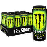 Monster Nitro Superdry energy drink 12 x 500ml cans, imported from the UK