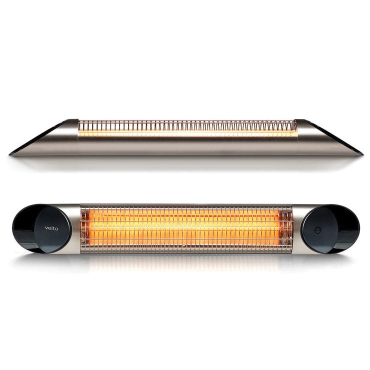 Veito Blade S2500 carbon infrared heater silver - British product