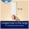 TENA Incontinence Liners Lights Long 20 pack (British brand)
