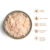 Thrive Chicken Breast & Turkey Wet Cat Food 75g (British brand)