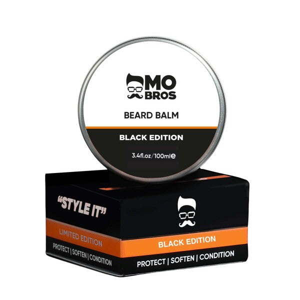 Mo Bros Beard Balm Black Edition 100ml, imported from the UK