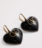 Valentino Garavani enamel Coeur Royal earrings H2.5cm x W3.5cm (British brand)