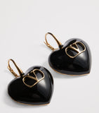 Valentino Garavani enamel Coeur Royal earrings H2.5cm x W3.5cm (British brand)