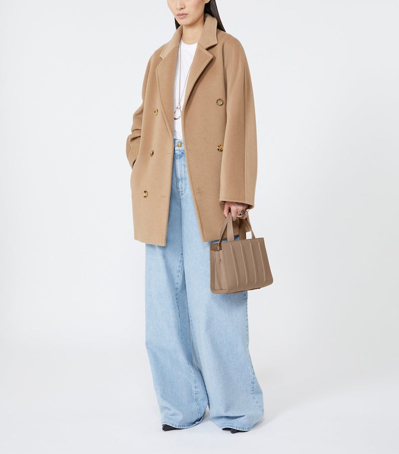 Max Mara small quilted Whitney top-handle bag, imported from the UK