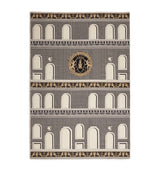 Harrods Fornasetti Plaid Facciata Merino Wool Throw 140cm x 200cm- Buy online at McGrocer