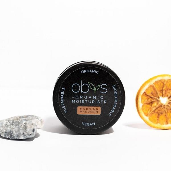 Obvs Skincare Organic Morning Mandarin Moisturiser 50ml, imported from the UK