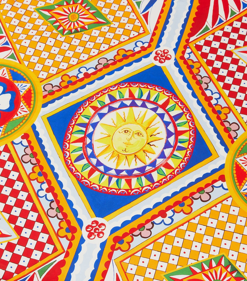 Dolce&Gabbana silk quilt Majolica print 140cm x 180cm, imported from the UK
