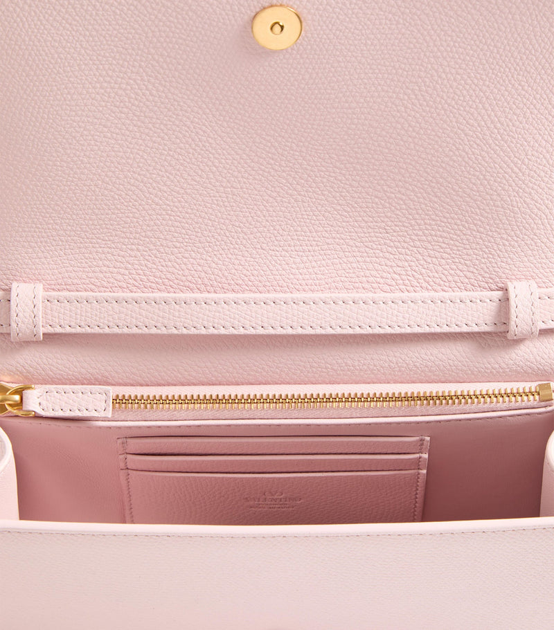 Valentino Garavani mini VLogo shoulder bag in calf leather, UK version