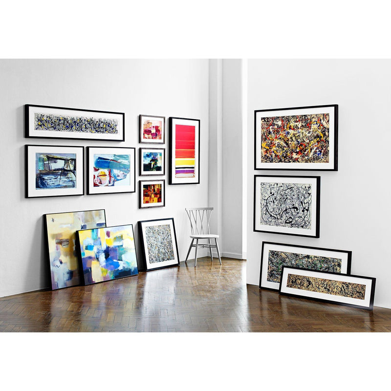 John Lewis Jackson Pollock Summertime framed print 39x150cm, imported from the UK