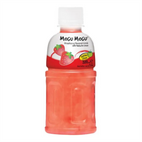 Mogu Mogu strawberry flavoured drink with nata de coco - British product