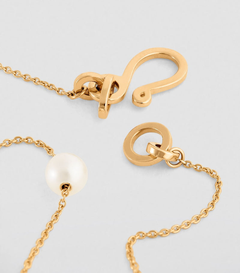 Sophie Bille Brahe Stella bracelet pearl yellow gold (British brand)