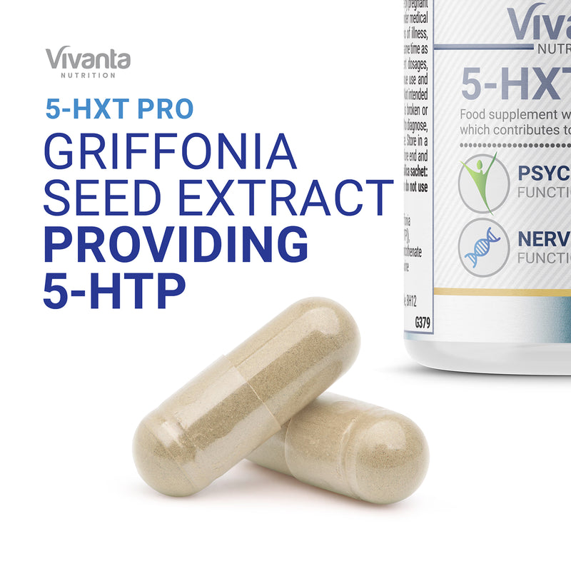 5HXT Pro 5-HTP supplement 120 capsules - British product