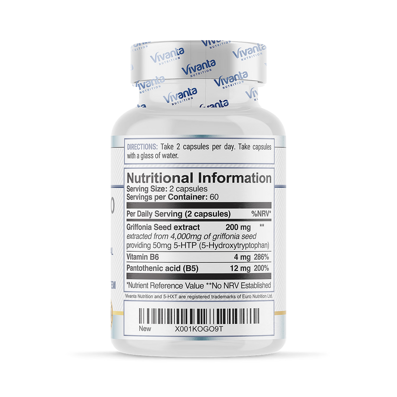 5HXT Pro 5-HTP supplement 120 capsules - British product