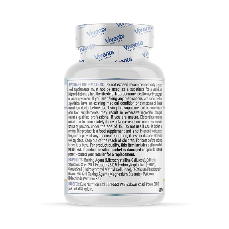 5HXT Pro 5-HTP supplement 120 capsules - British product