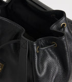 Emporio Armani pebbled leather backpack, imported from the UK