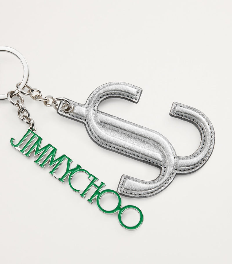 Jimmy Choo logo bag charm, imported from the UK