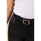SVNX black belt with silver square buckle 103cm, UK version