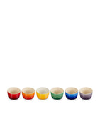 Le Creuset rainbow stoneware ramekins set of 6, UK version