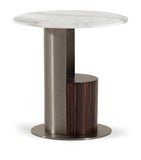 Giorgio Collection Luxor side table with marble and ebony, UK version