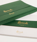 Harrods writing set with 10 cards and envelopes, UK version
