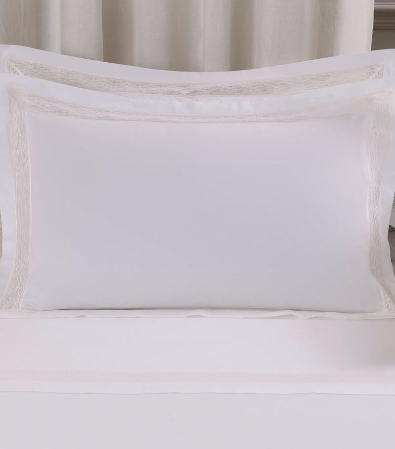 Frette cotton sateen pillowcase 51x71cm, imported from the UK