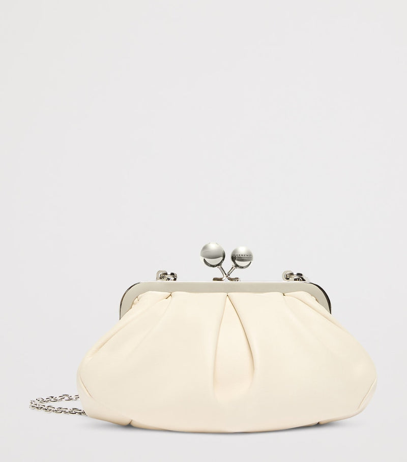 Weekend Max Mara Pasticcino lambskin clutch bag - British product