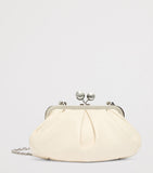 Weekend Max Mara Pasticcino lambskin clutch bag - British product
