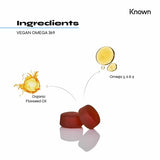 Known Nutrition vegan omega 369 gummies 60 count - British product