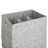 Argos Home floral laundry basket with dividers grey 130L - British product