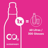 SodaStream Quick Connect CO2 gas cylinder 60L - British product