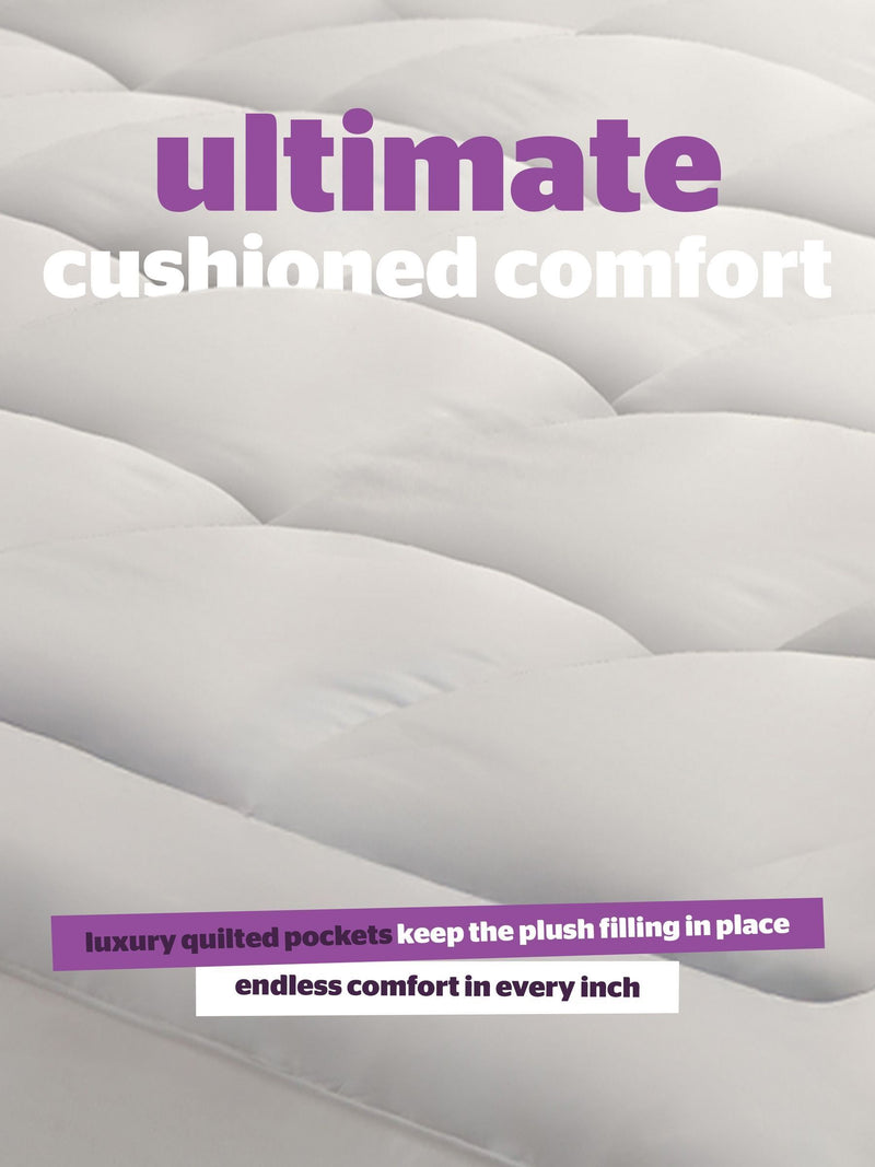 Silentnight White Deep Sleep Ultimate 1000 Extra Deep Mattress Topper (British brand)