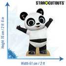 Star Cutouts Pando Star Mini cardboard cutout 76x61x10cm (British brand)